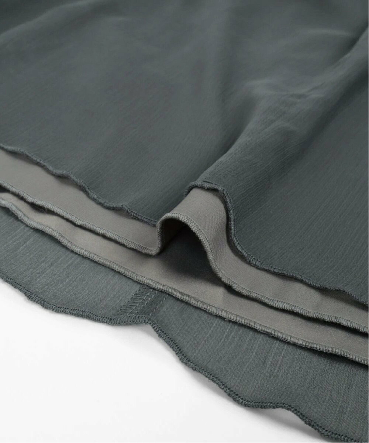 レースアップデザインジャンパースカート(gray)